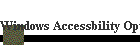 Windows Accessbility Options